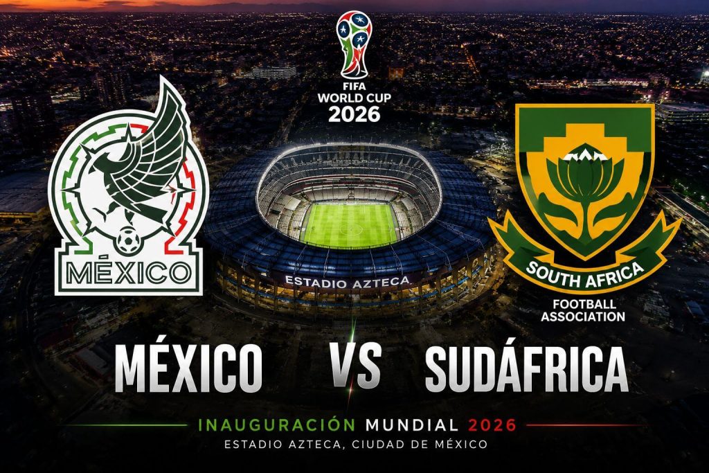 México vs Sudáfrica EN VIVO Inauguración del Mundial 2026 Horario y dónde ver